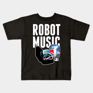 ROBOT MUSIC Kids T-Shirt